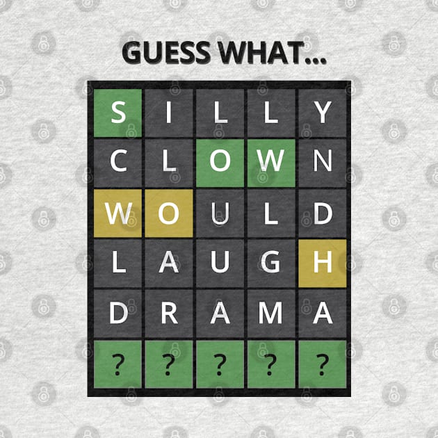 Guess The Word - Wordle by tatzkirosales-shirt-store